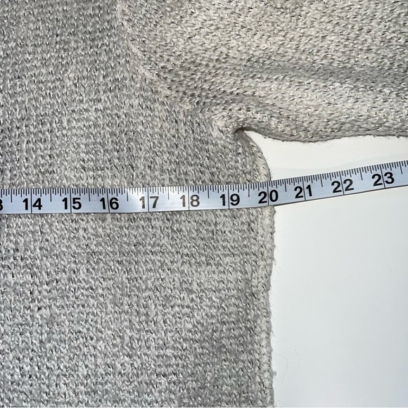 Sanctuary Light Gray Plaid Lined Wool Blend Knit Pullover Sweater Small Women’s - Picture 8 of 12